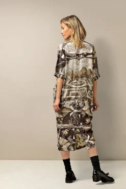 Sunburst Grey Rachel Dress