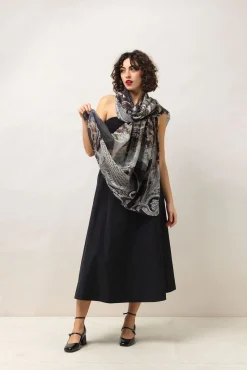 Sunburst Grey Scarf