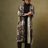 Sunburst Grey Velvet Duster