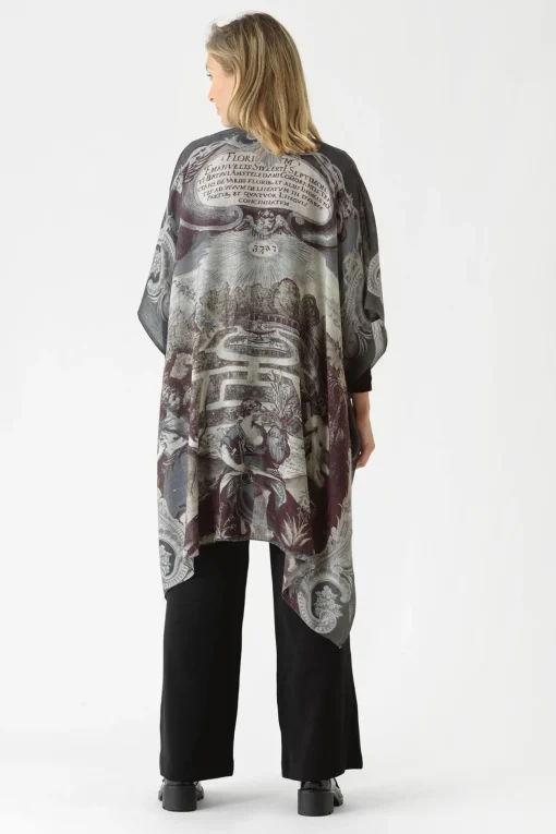 Sunburst Grey Wool Throwover