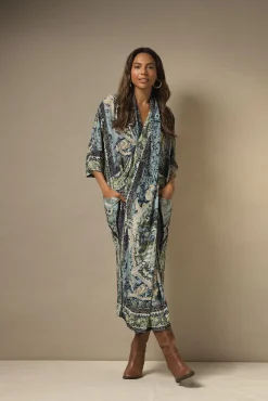 Tapestry Sea Blue Rachel Dress