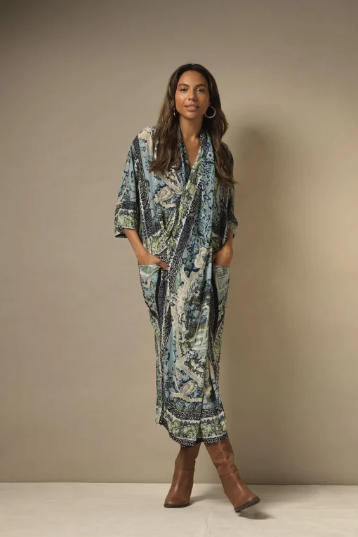 Tapestry Sea Blue Rachel Dress