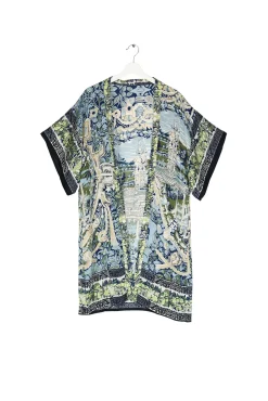Tapestry Sea Midi Kimono