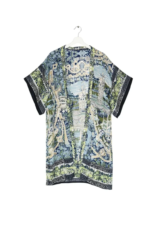 Tapestry Sea Midi Kimono