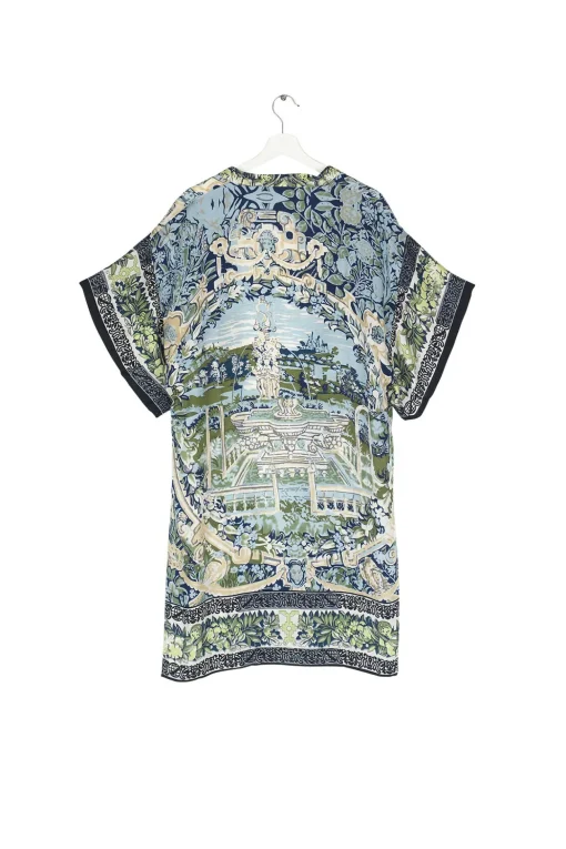Tapestry Sea Midi Kimono