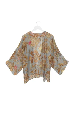 Tudor Rose Grey Kimono