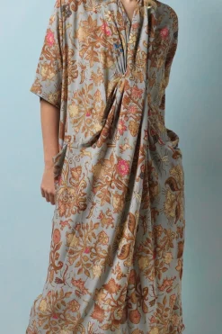 Tudor Rose Grey Rachel Dress