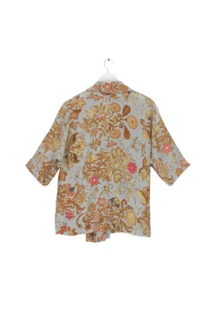 Tudor Rose Grey Rachel Top
