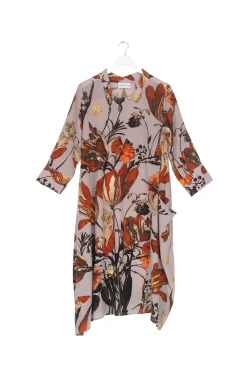Tulip Red Asymmetric Dress