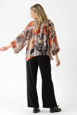 Tulip Red Kimono