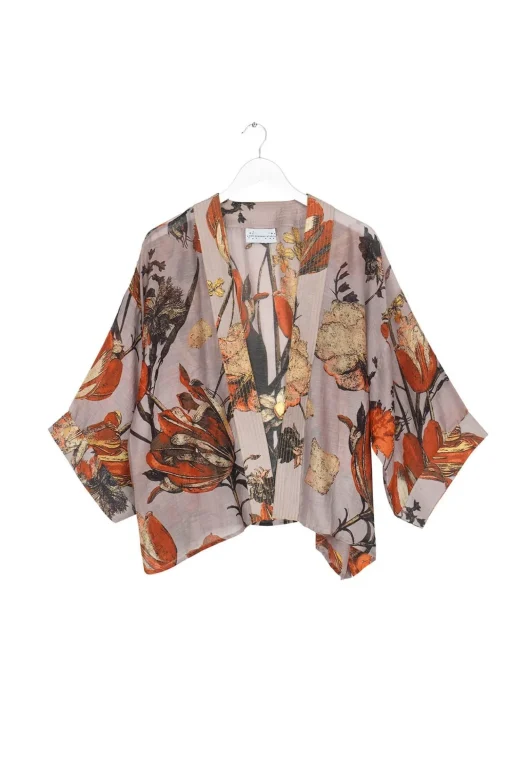 Tulip Red Kimono