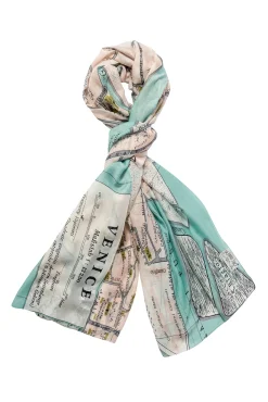 Venice Map Scarf