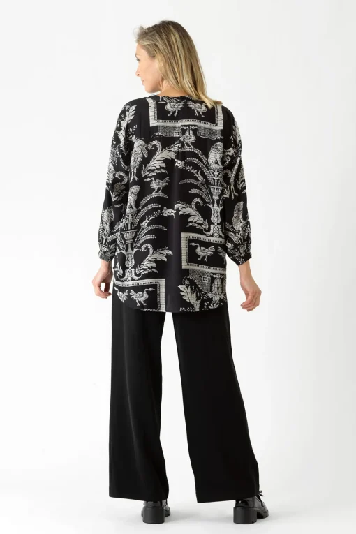 Vintage Damask Black Darcy Shirt