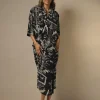 Vintage Damask Black Rachel Dress