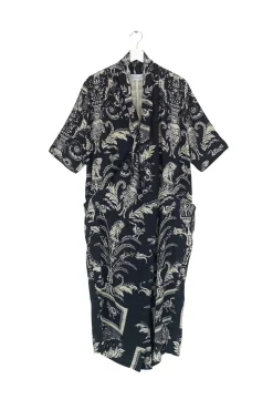 Vintage Damask Black Rachel Dress