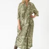 Vintage Damask Sage Rachel Dress