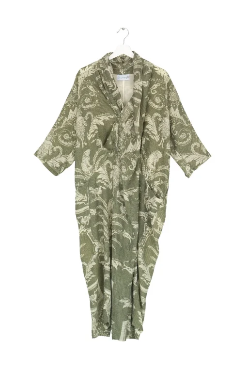 Vintage Damask Sage Rachel Dress