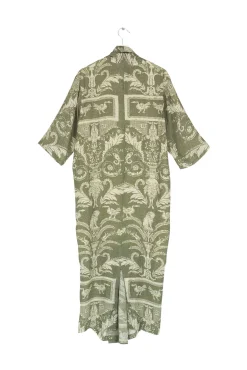 Vintage Damask Sage Rachel Dress